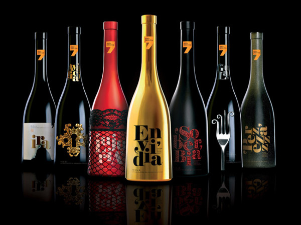 Seven Deadly Sins Wines Seven Deadly Sins Wine Packaging Designs