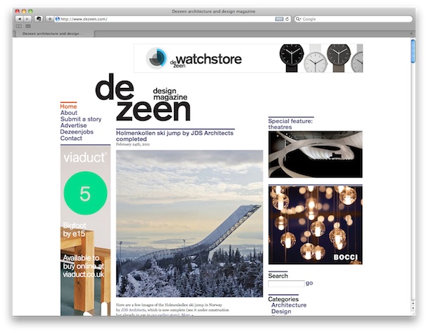 dezeen1 pic on Design You Trust dezeen1 Top 6 Sites that Break Modern Design Trends