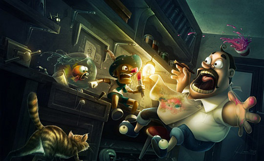 Digital art selected for the Daily Inspiration #738