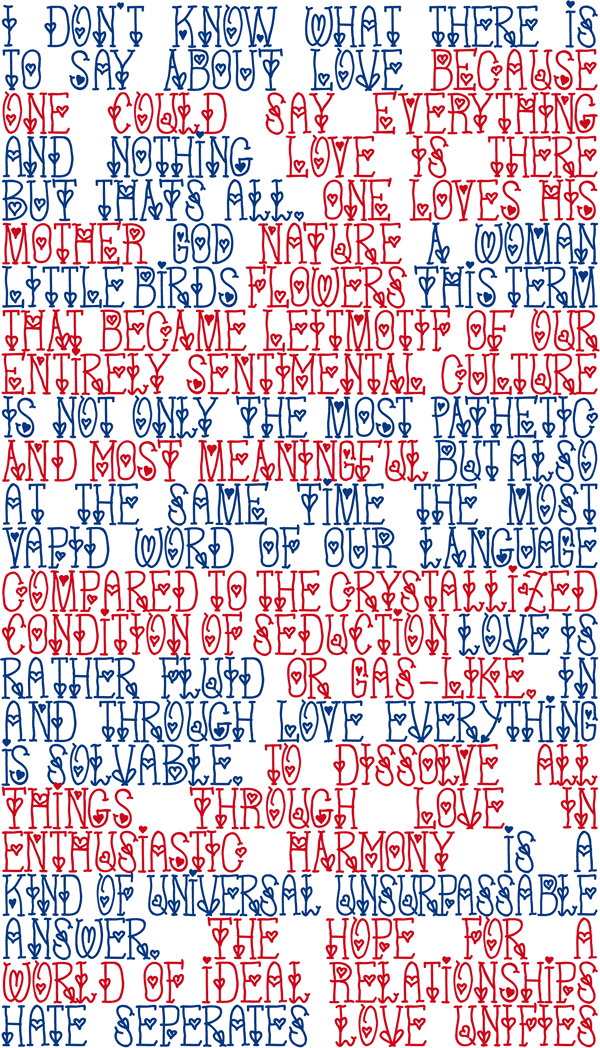 i dont know what there is to say about design you trust Light Hearted Font