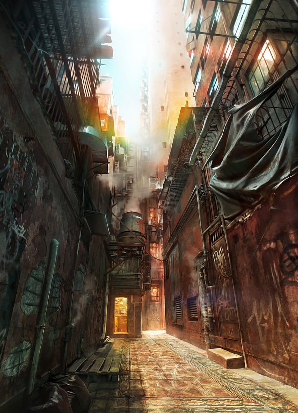 The ruins of Shanghai illustrations par jenovah art 01 The ruins of Shanghai