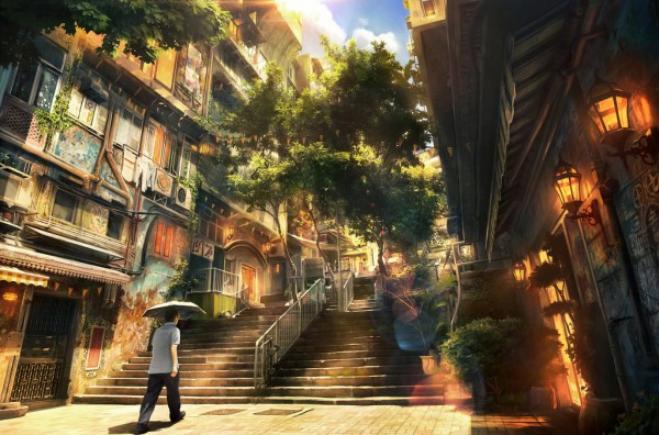 The ruins of Shanghai illustrations par jenovah art 03 600x396 The ruins of Shanghai