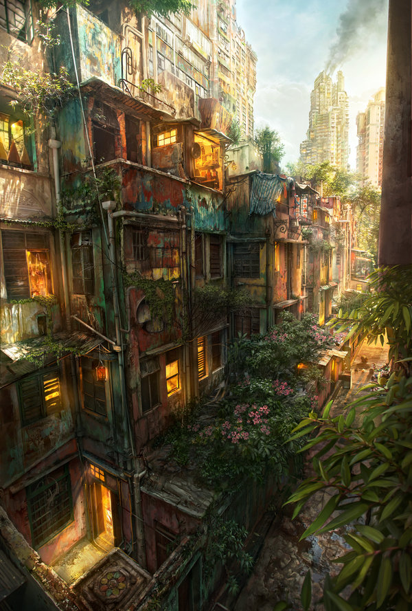 The ruins of Shanghai illustrations par jenovah art 12 The ruins of Shanghai