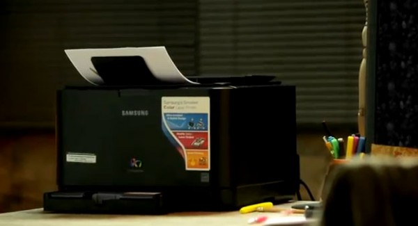 Samsung: Optical Illusion samsung printer 2 600x325 Samsung: Optical Illusion