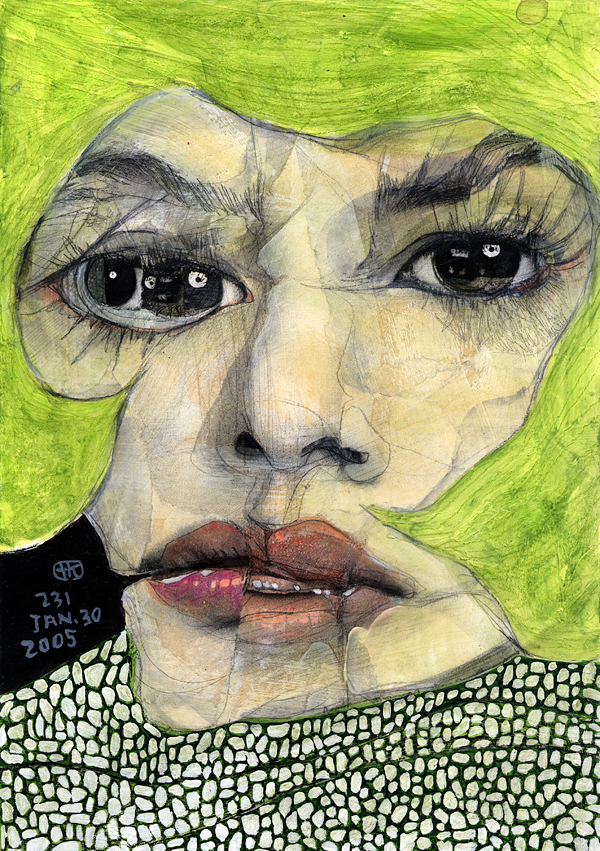 Collage paintings tk2a Collage paintings