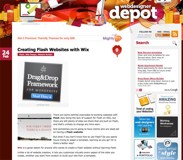 wdd17 Creating Flash Websites with Wix