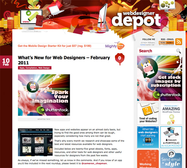 wdd7 What’s New for Web Designers – February 2011