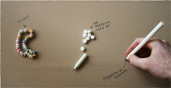 DYT stylo consommable 1 pic on Design You Trust DYT stylo consommable 1 Eat his pen has never been so good !