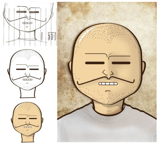 bad guy process pic on Design You Trust bad guy process Illustration by Luiza Lopes