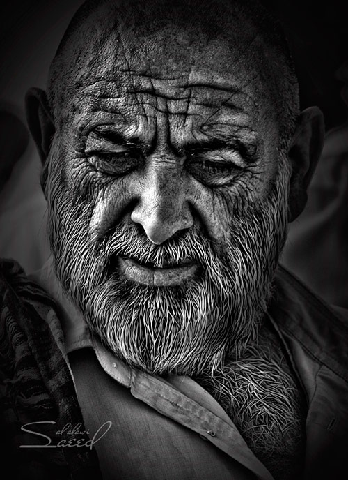 f1b Faces of Old People in Black and White Photography