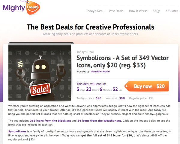 md1 Symbolicons   A Set of 349 Vector Icons, only $20 (reg. $33)