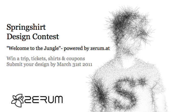 shirt Designcontest Springfestival   Festival for electronic art & music