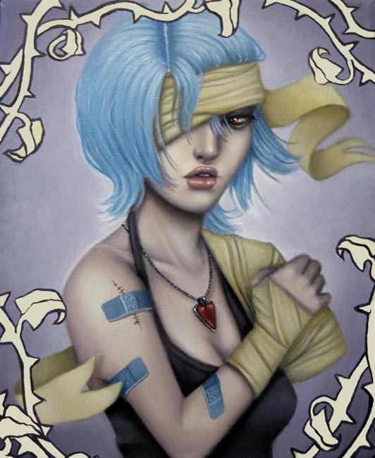 Paintings by Sarah Joncas 20110422 fallen angel by teapartygirl d31qmdd532 650 Paintings by Sarah Joncas