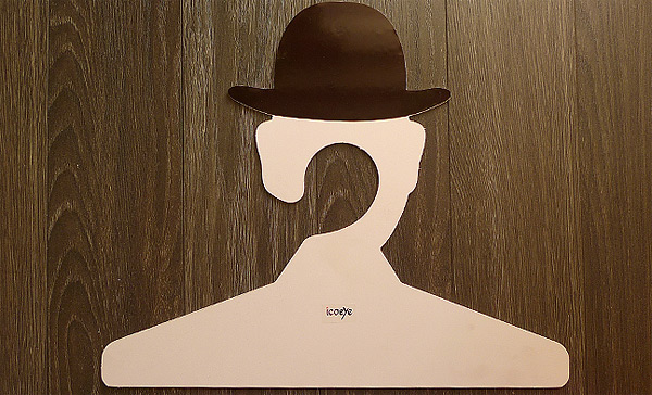 256 Coat Hanger, Inspired by Rene Magritte