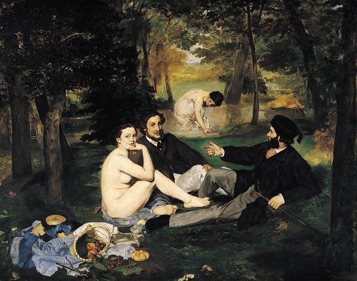 4 Édouard Manet   Le Déjeuner sur lherbe 500x394 Yves Saint Laurent