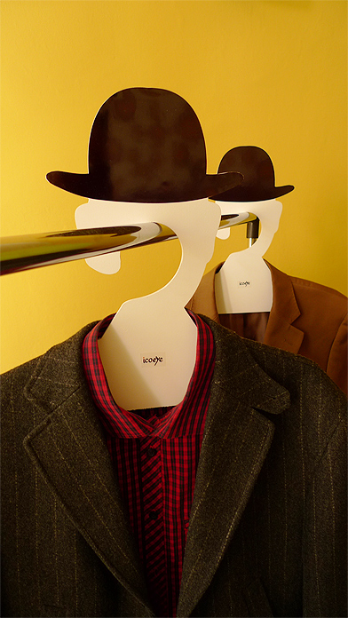 433 Coat Hanger, Inspired by Rene Magritte