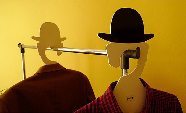 524 Coat Hanger, Inspired by Rene Magritte