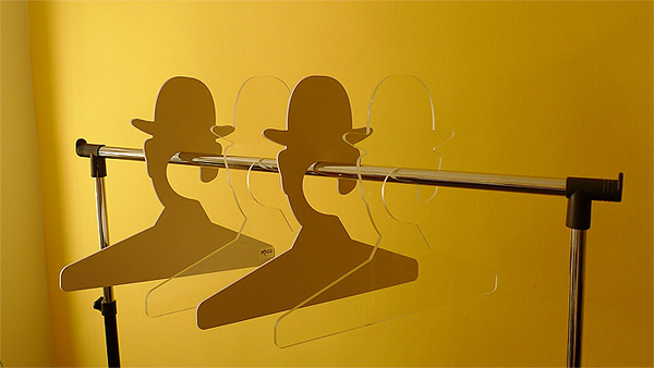 714 Coat Hanger, Inspired by Rene Magritte