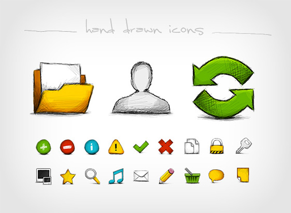 DYT icone hand made 247 Free Hand Drawn Icons