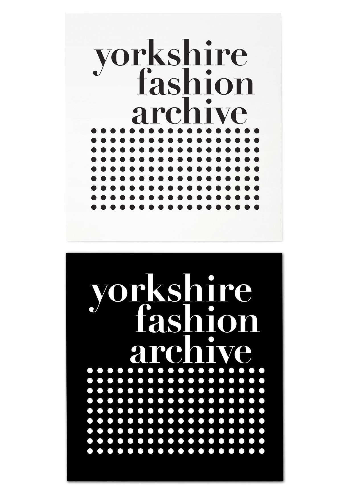 Yorkshire Fashion Archive Brand Identity YFA logotypes1 Yorkshire Fashion Archive Brand Identity