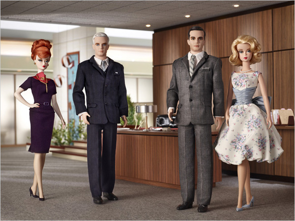 munecos barbie de mad men 01 pic on Design You Trust munecos barbie de mad men 01 Mad Men Immortalized by Barbie