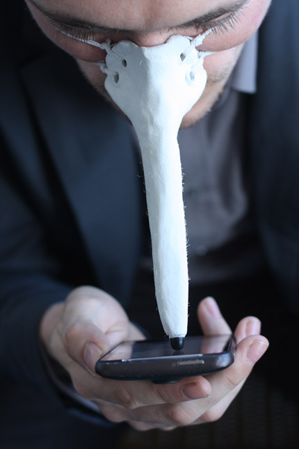 nose finger 02 Finger nose™ Stylus for Touch Screens