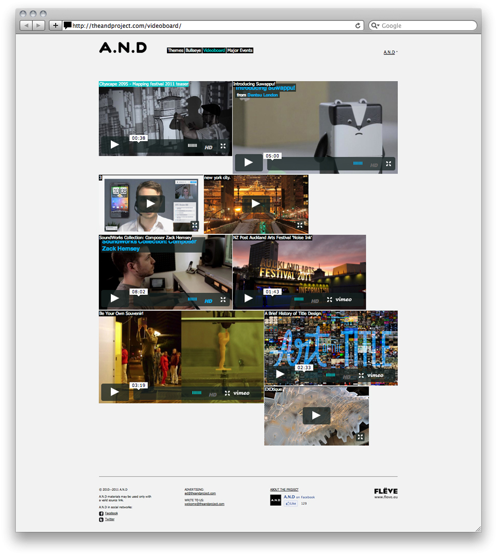 videoboard A.N.D final pic on Design You Trust videoboard A.N.D final A.N.D is a worldwide interactive guide to design and design related events