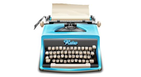vintage typewriter in Illustrator 15 best illustrator tutorials