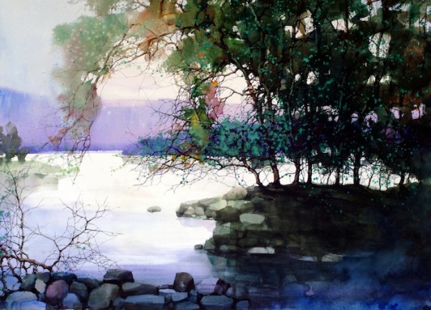 zl1c Z.L. Feng Watercolor Landscapes