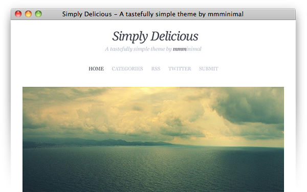 Simply Delicious: A tastefully simple theme by mmminimal 012 Simply Delicious: A tastefully simple theme by mmminimal