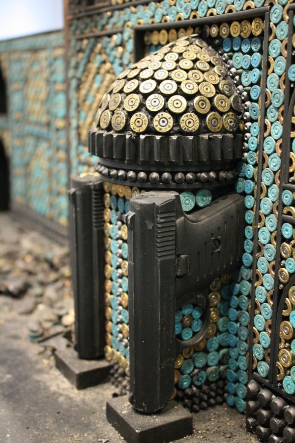 Religious recreations using ammunition and firearms » Design You Trust – Social design inspiration!