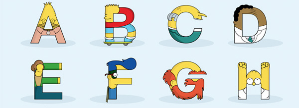 DYT typography simpsons1 A new typeface for The Simpsons