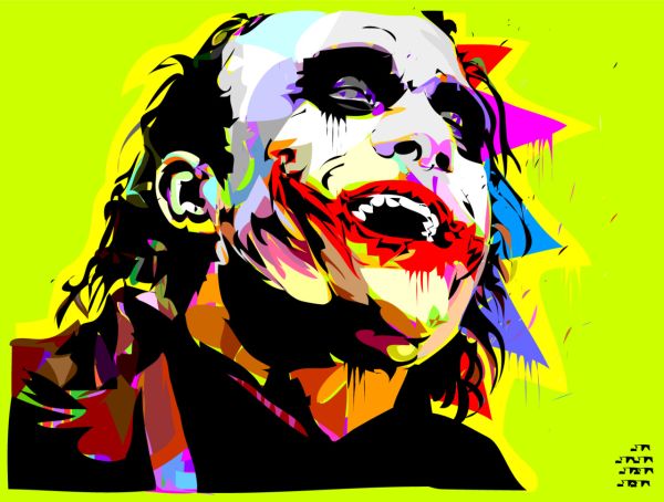 Takun Williams Joker colorful heros & villains