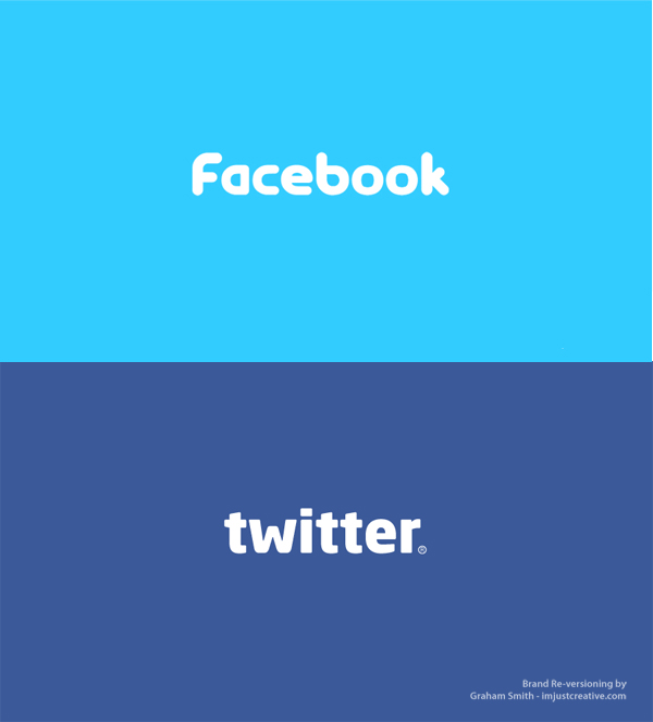 Brand Reversions Brand logos with split personalities brand reversioning Brand Reversions Brand logos with split personalities