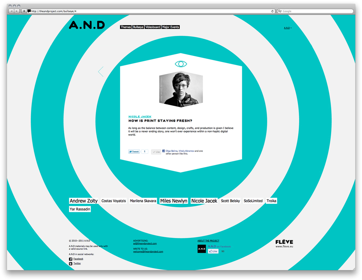 bullseye nicole2 pic on Design You Trust bullseye nicole2 A.N.D / Nicole Jacek