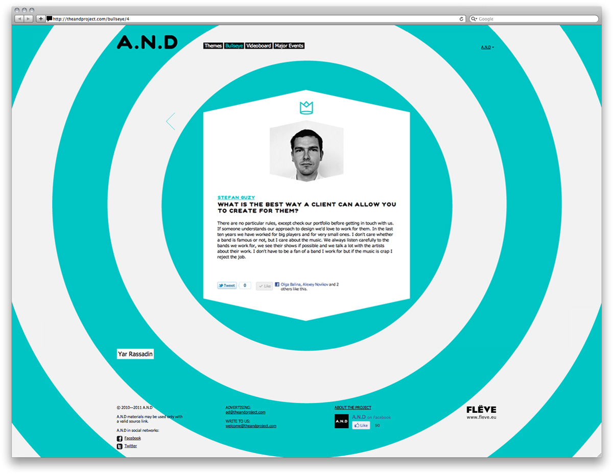bullseyestefan pic on Design You Trust bullseyestefan A.N.D / New bullseye – Stefan Guzy