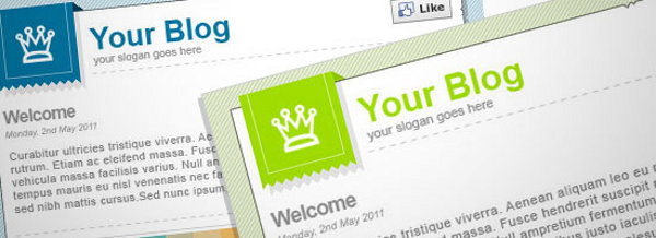facebook page template for personal blog Free Facebook Fan Page Template for Personal Blog (PSD) 