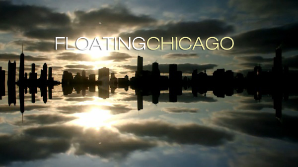 floating chicago 01 Floating Chicago Mirrored Skyline