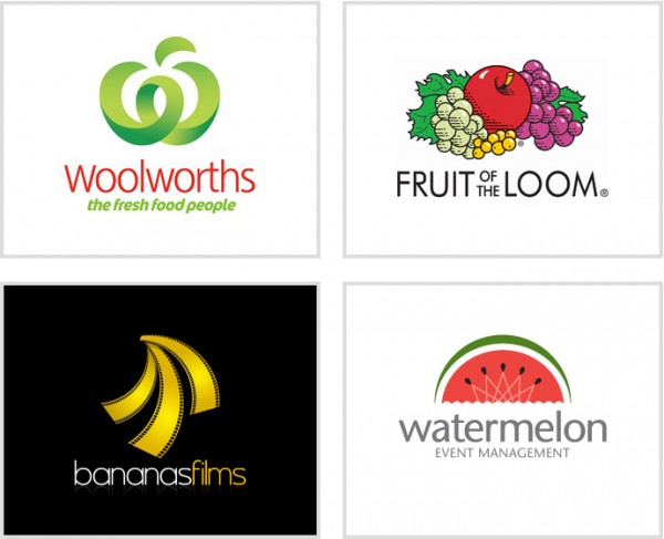 Collection of juicy and sweet fruit logos logos 600x487 Collection of juicy and sweet fruit logos