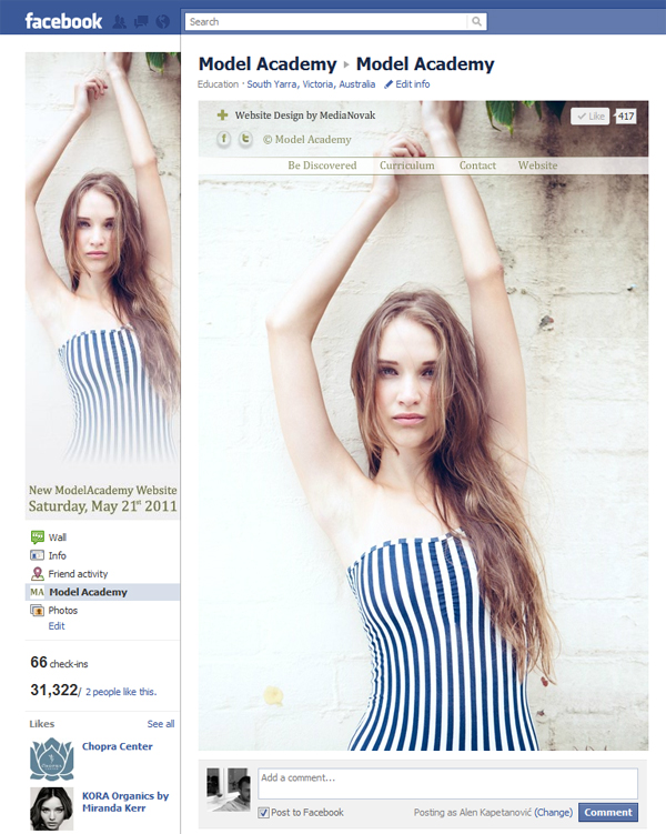 modelAcademy facebook 2 pic on Design You Trust modelAcademy facebook 2 Do you want to became a model? Click and sign up!