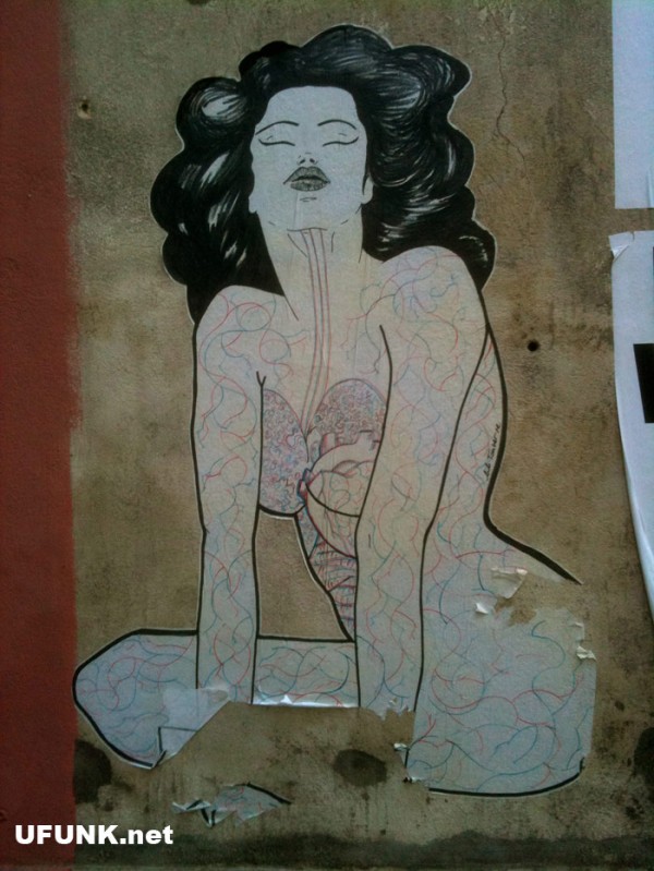 Paris Street Art selection of the week ufunk street art paris 08 600x799 Paris Street Art selection of the week