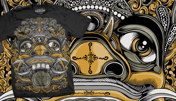 Balinese 3 pic on Design You Trust Balinese 3 Balinese Mask Illustrations by: Pale Horse