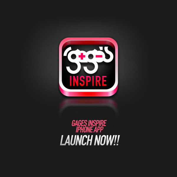 gages inspire iPhone APP launch Now! applaunchnow gages inspire iPhone APP launch Now!