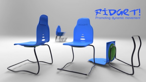 benmillett fidget chair 1 600x337 Should we change the design of School Chairs?