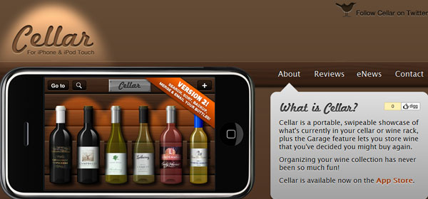 cellar app 2w7l1sikc4 80 Best iPhone Application Websites
