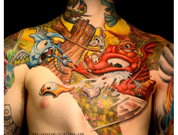 copy 0 pinjatta site pic on Design You Trust copy 0 pinjatta site Tattoos by Jesse Smith