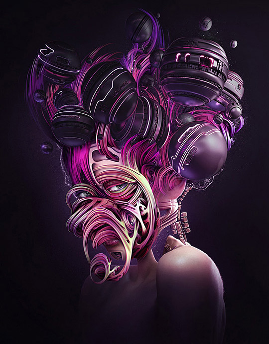 Digital art selected for the Daily Inspiration #837