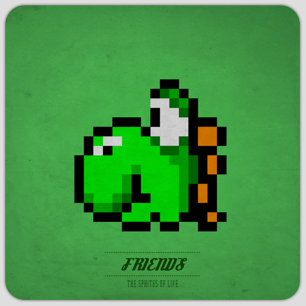 friends pic on Design You Trust friends pixelated mario world icon metaphors