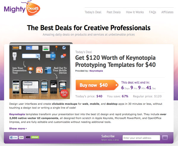 md1 pic on Design You Trust md1 Get $120 Worth of Keynotopia Prototyping Templates for $40