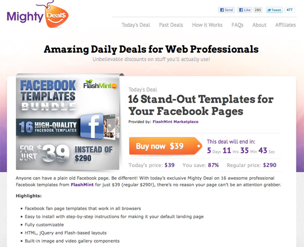 md3 16 Stand Out Templates for Your Facebook Pages